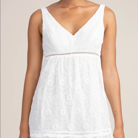 Trina Turk White Eyelet Backyard Dress - Picture 2 of 13